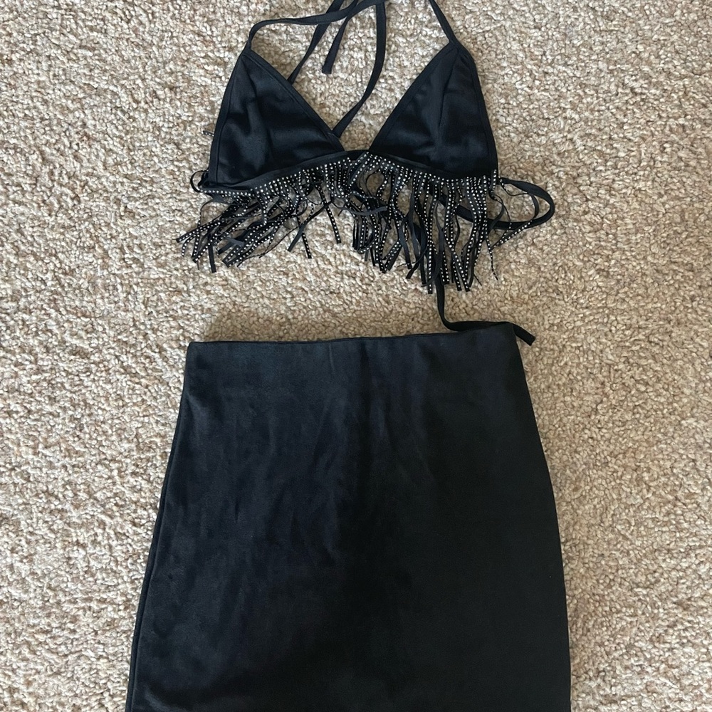 Black Two Piece Set